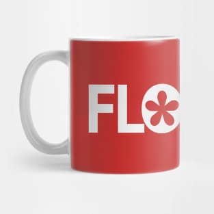 Flower blossoming - Text design Mug